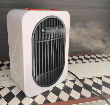 Fan heater moisture