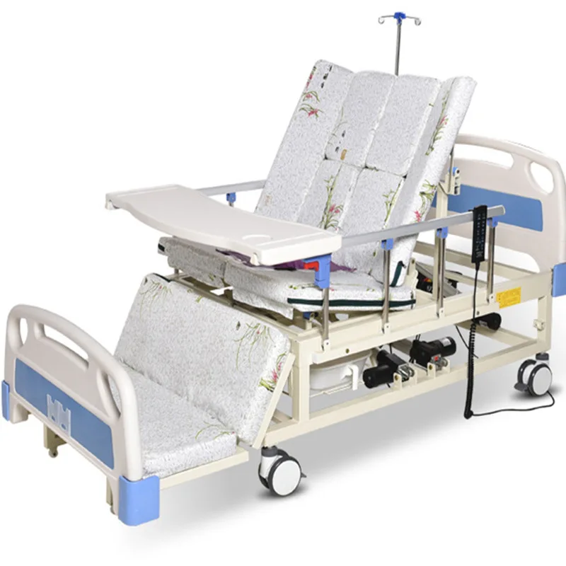 Medical 5 Functions Paralyzed Patient Electric Icu Simple Hospital Bed