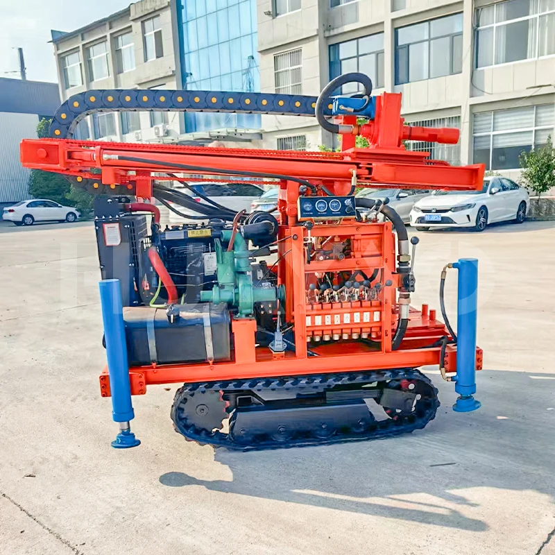 150m Coring Drilling Rig Hydraulic Portable diesel Small Water Well Machine