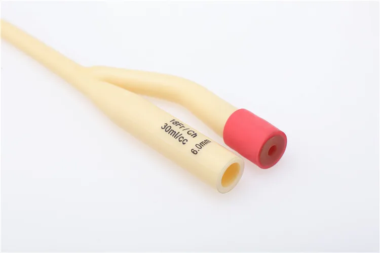 Professional Manufacturer Tube Urinary Types And Sizes High Quality Straight Catheter Two Way Latex Foley
