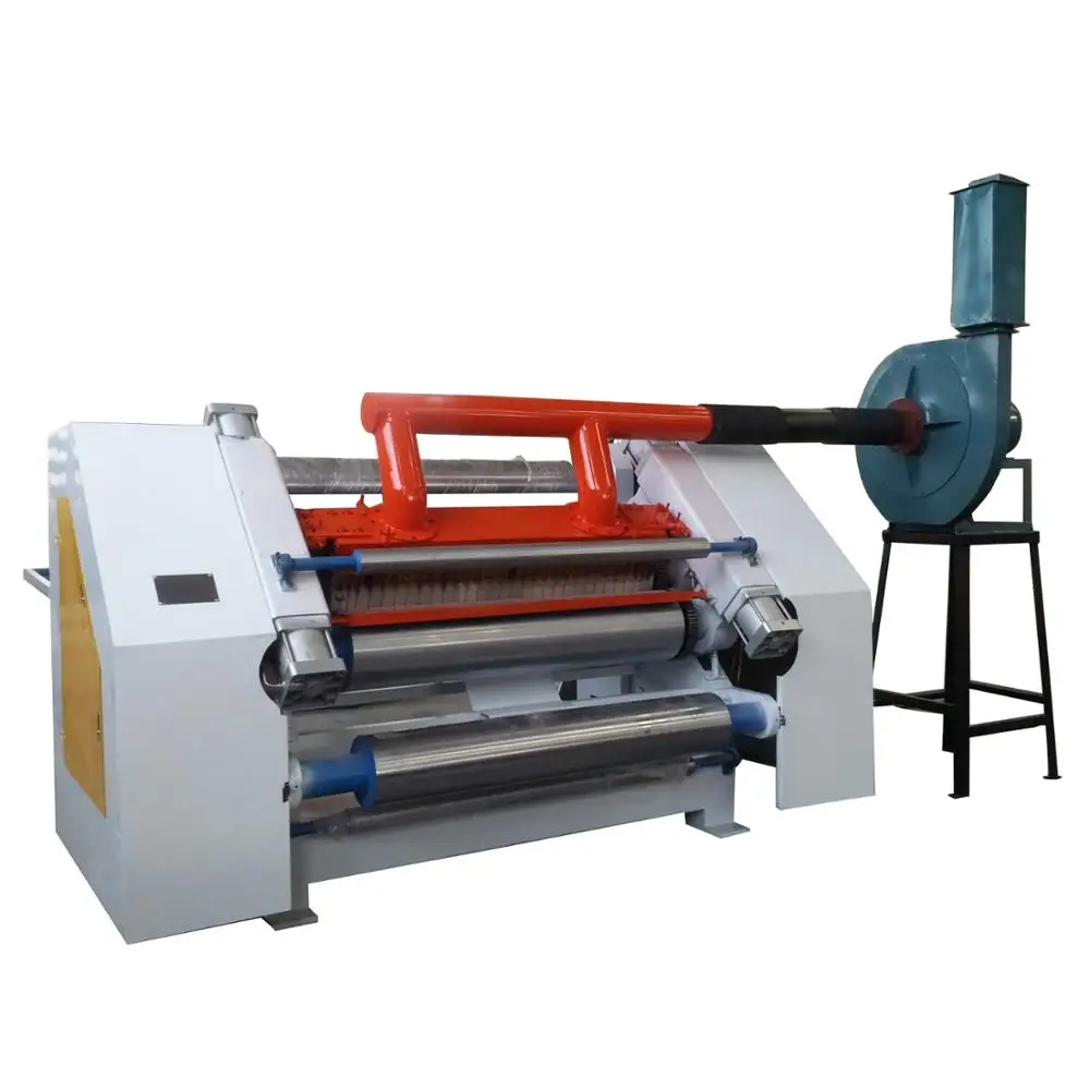  Fingerless Type Single Facer Corrugados Cardboard Carton Box Machine for