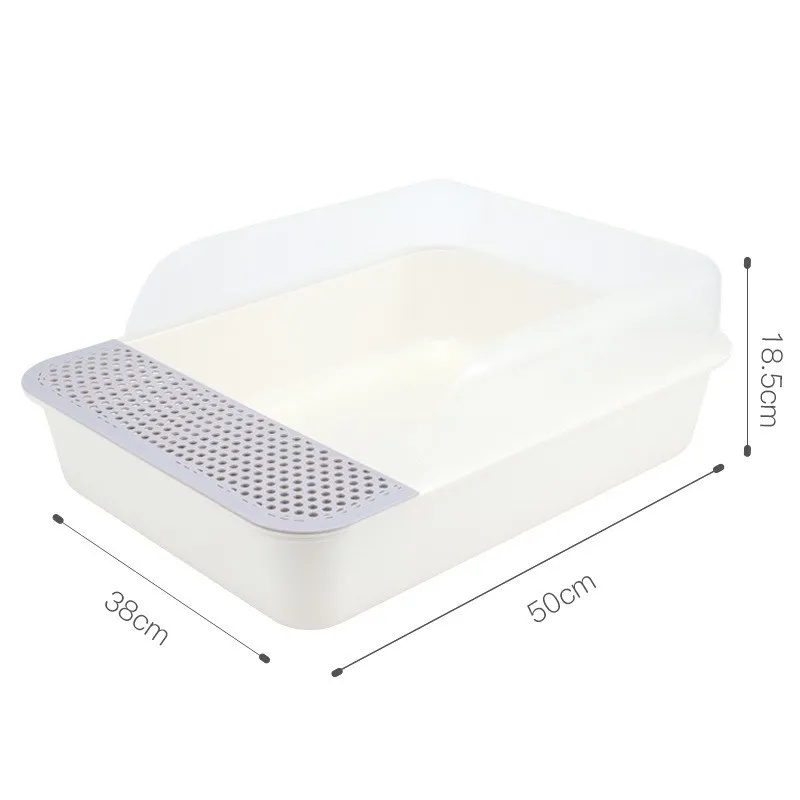 Cat Litter Box Semi-Enclosed And Removable Cat Toilet Anti-Splashing And Smelly Cat Litter Box