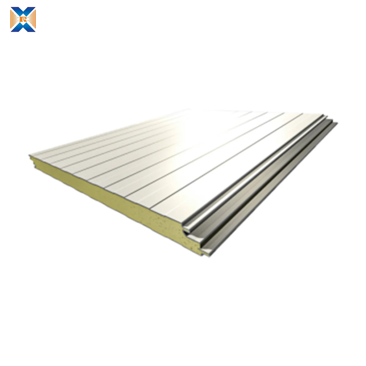 Color Steel Roof Sandwich Panel Insulated Wall Rock Wool Sips Panels