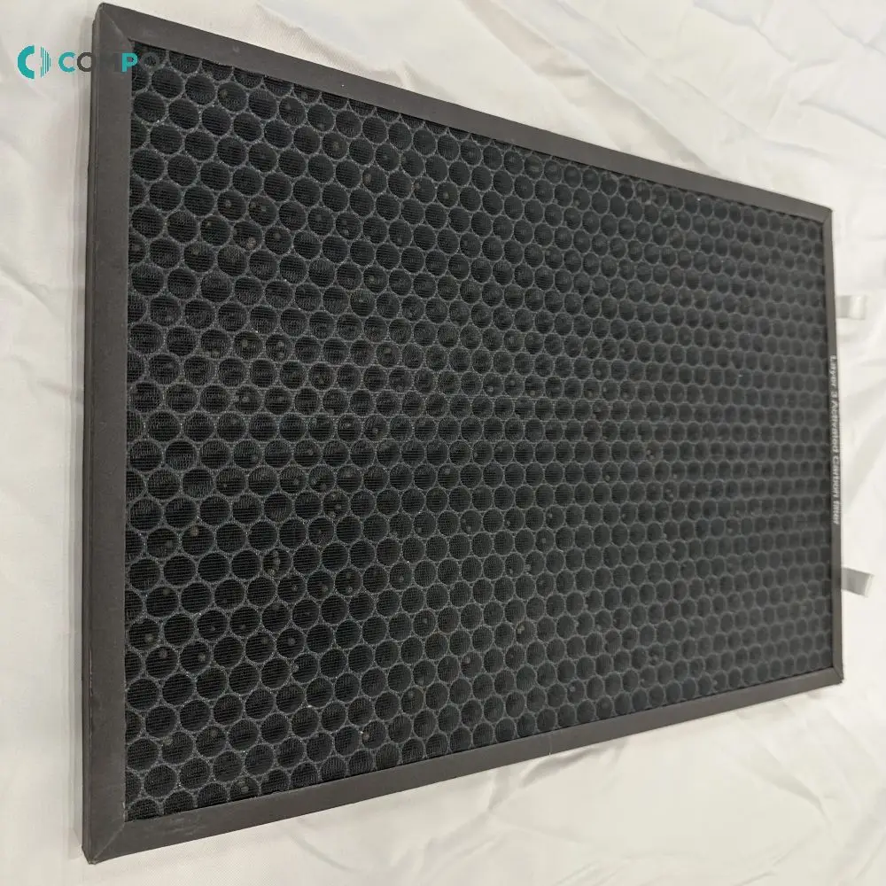 Photocatalyst  with activated carbon air purifier filter element  composite  air purifier filter