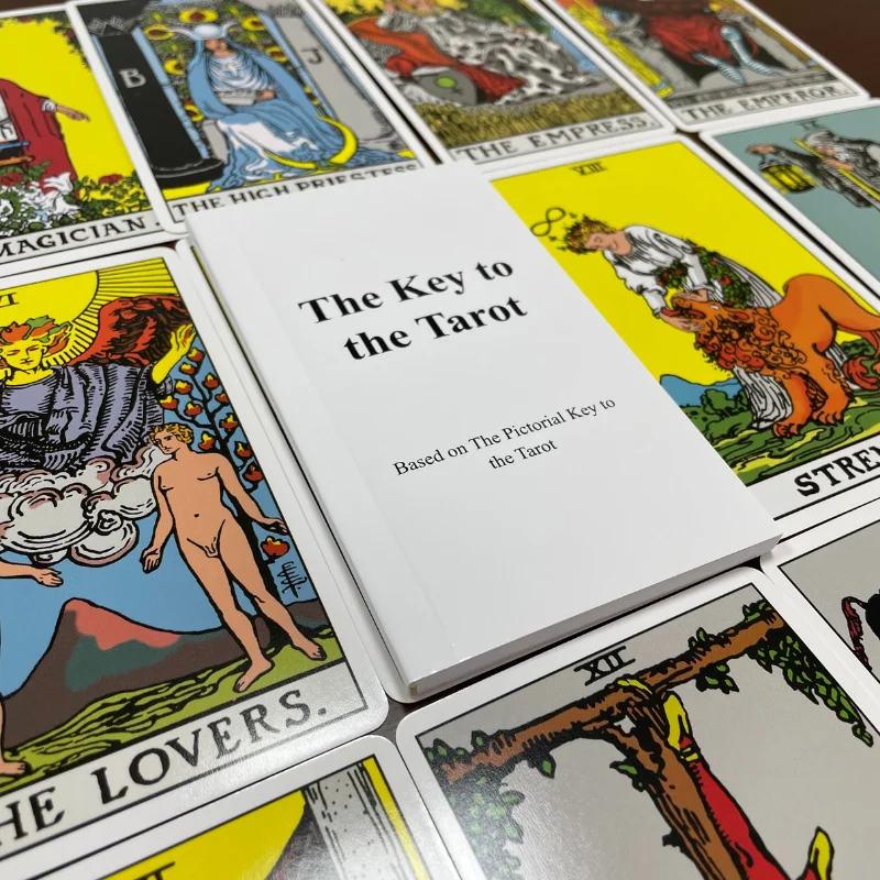 wholesale astrology deck tarot black custom tarot cards printing tarot cards with books