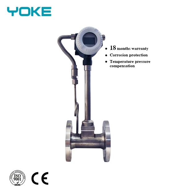 24VDC 4-20mA RS485 вихревой расходомер сделанный в Китае