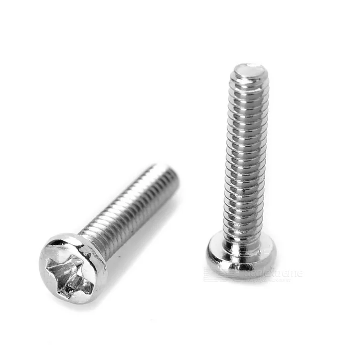 Cross Flat Head Screw Fastener High Quality Din 965  Black Plain Silver Blue Style Surface Finish Color ZINC