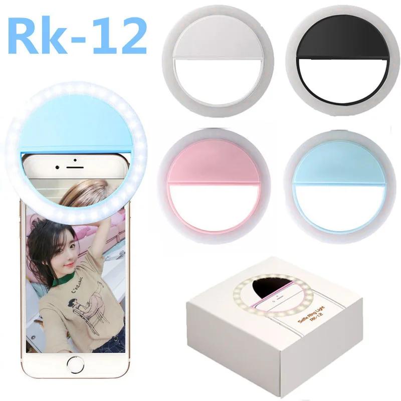 Led Lamp Makeup Live Video Fill Ring Light Portable Rechargeable Selfie Phone Camera Ring Light
