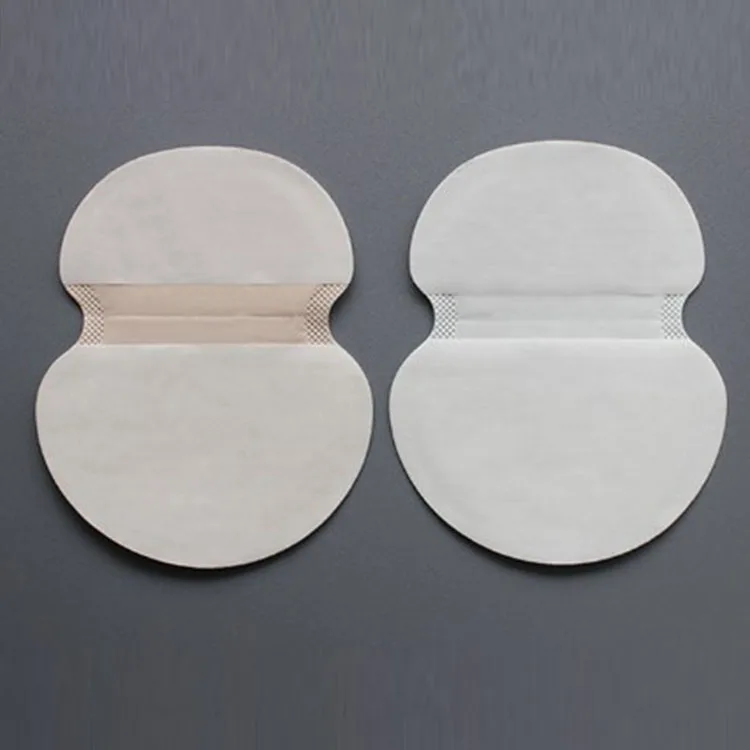 Underarm Pads Unflavored Non Visible Disposable Shirt Shape Sweat 10 Pairs Adults 10 Pairs/box (1 Sheet/bag or 2 Sheet/bag)