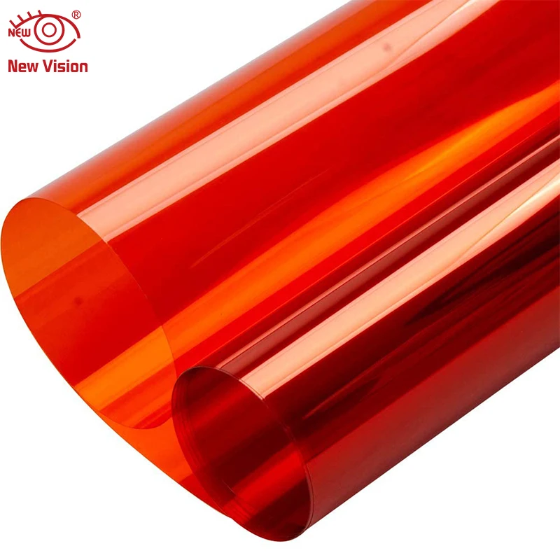 Self-Adhesive PET Colored Transparent Glass Decorative Window Tint Film