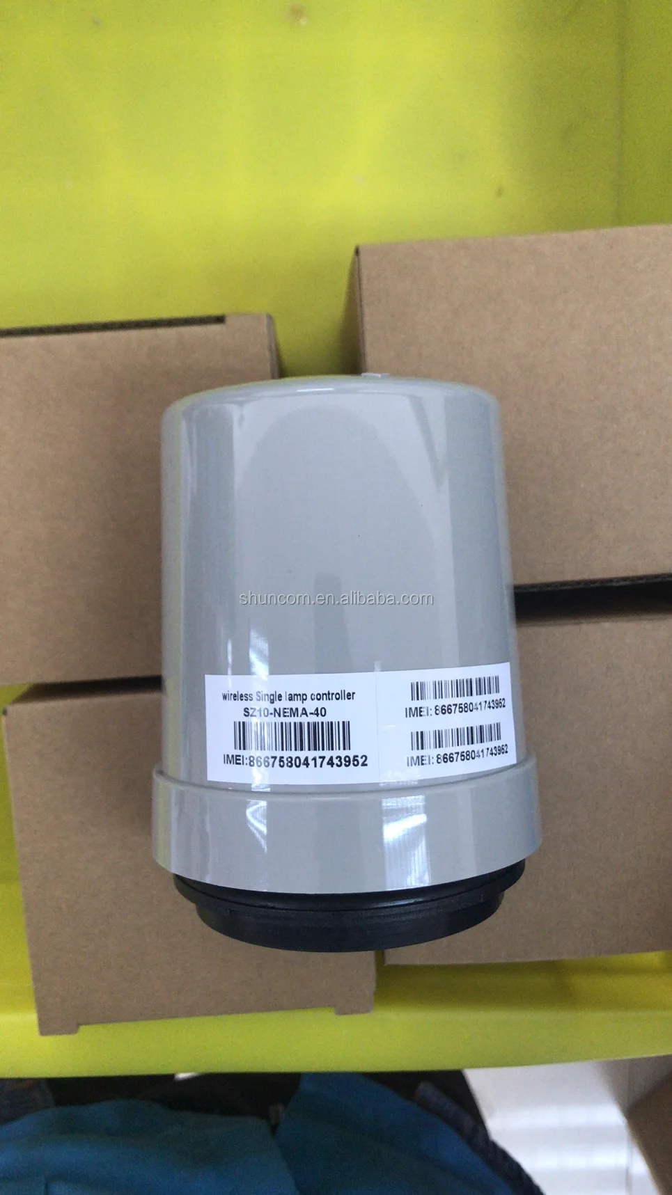 Lora nema light controller for street light control system