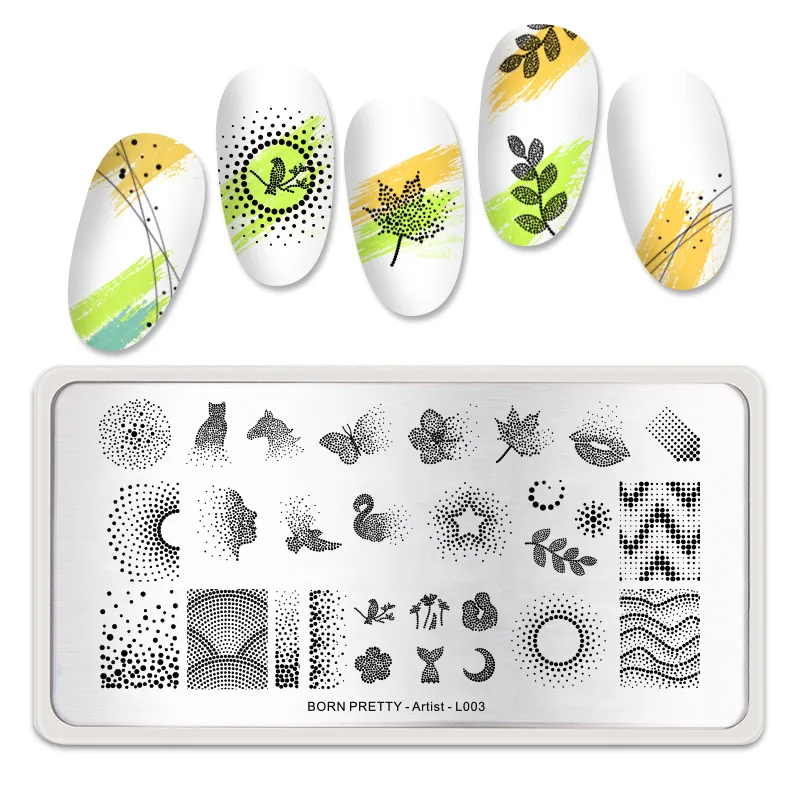 
BORN PRETTY Artist Series Stainless Steel Nail Art Stamp Tools Nail Stamping Plate 