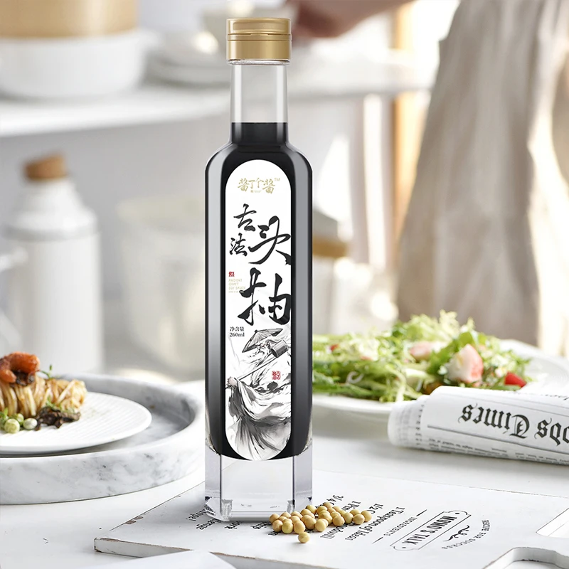 jianglegejiang Wholesale Price Brewing Soy Sauce for Cooking and Cold with Sauce using non-GMO Soy Beans