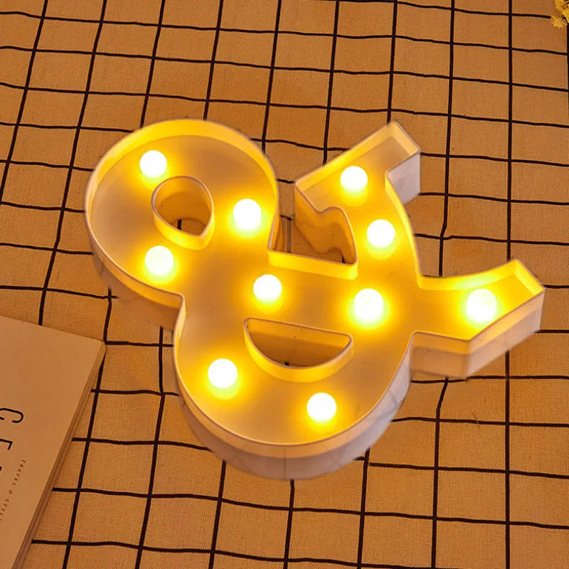 Best Selling Quality Illuminated Hotsales Love Happy Birthday led light love letter lights 3d neon sign lights led letters