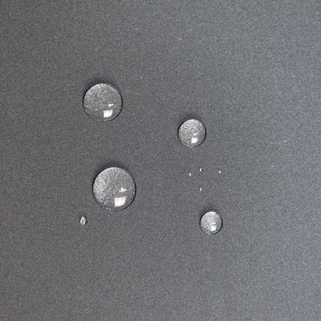 PS1/ROON8-4 60C REC 100D Recycle Poly Spandex bonded with Poly 75D bird eyes dobby fabric for jacket