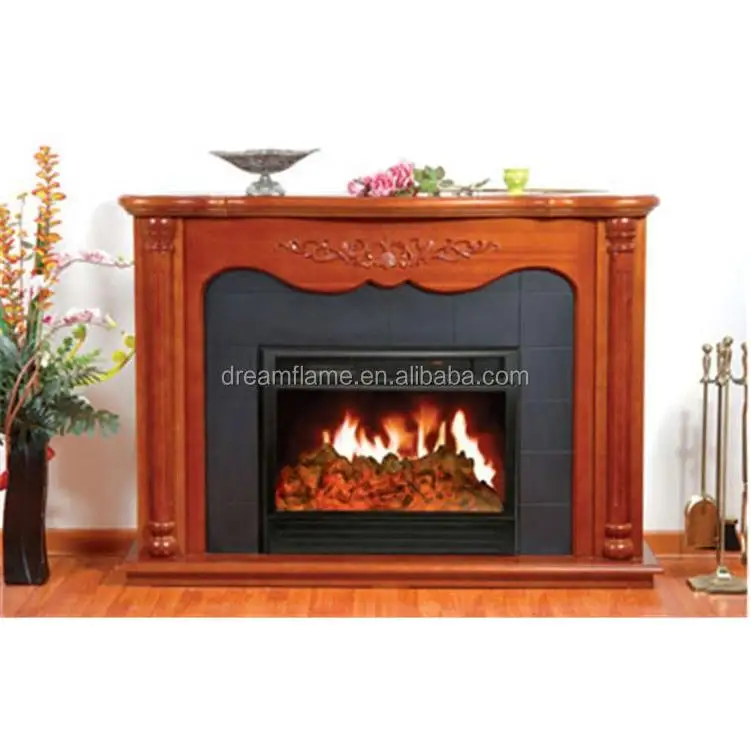 Wood Fireplace Insert Tv Cabinet Bulk Popular Remote Control Wooden Latest Tv Stand High Quality Brun Water Fireplace