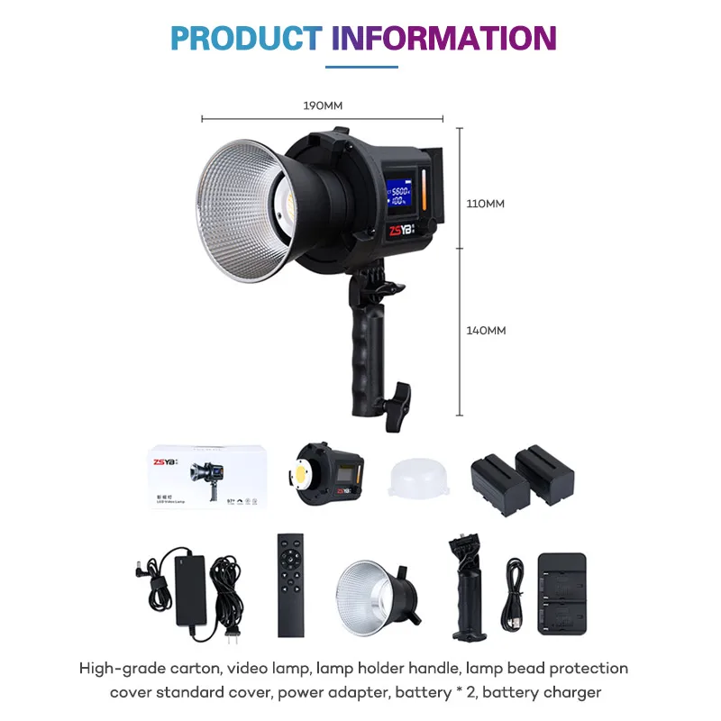 Handheld Studio video camera spotlight Video Light For Professional Studio Photography