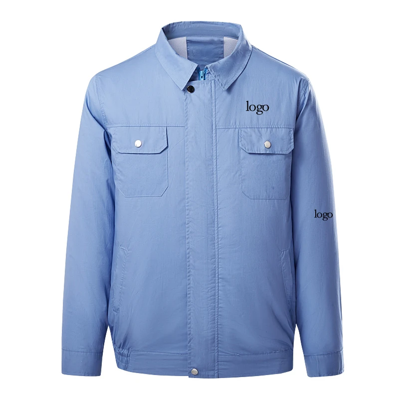
Fan Equipped Clothing Cooling Jacket for Men 5V USB powered Air Conditioned Coat for Summer High Temp Outdoor Work 