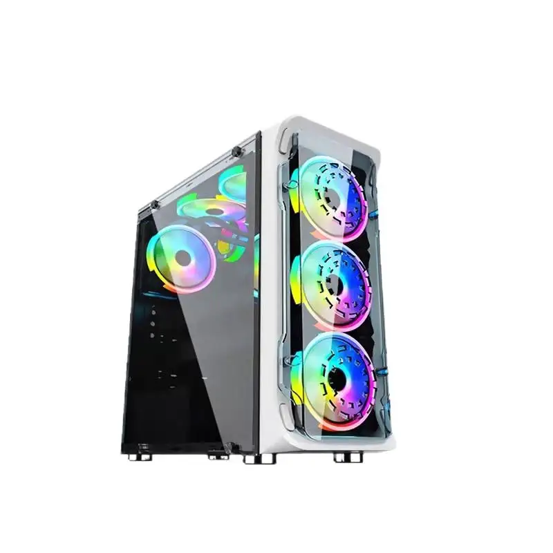 Заводские продажи лучшие компьютерные Чехлы для ПК игровые шасси RGB ATX Micro Mini ITX корпус игрового компьютера и башни шкаф вентилятора процессора