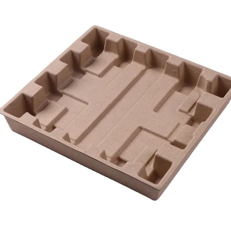 Биоразлагаемые натуральные биоразлагаемые формовочные лотки для упаковки целлюлозы под заказ от