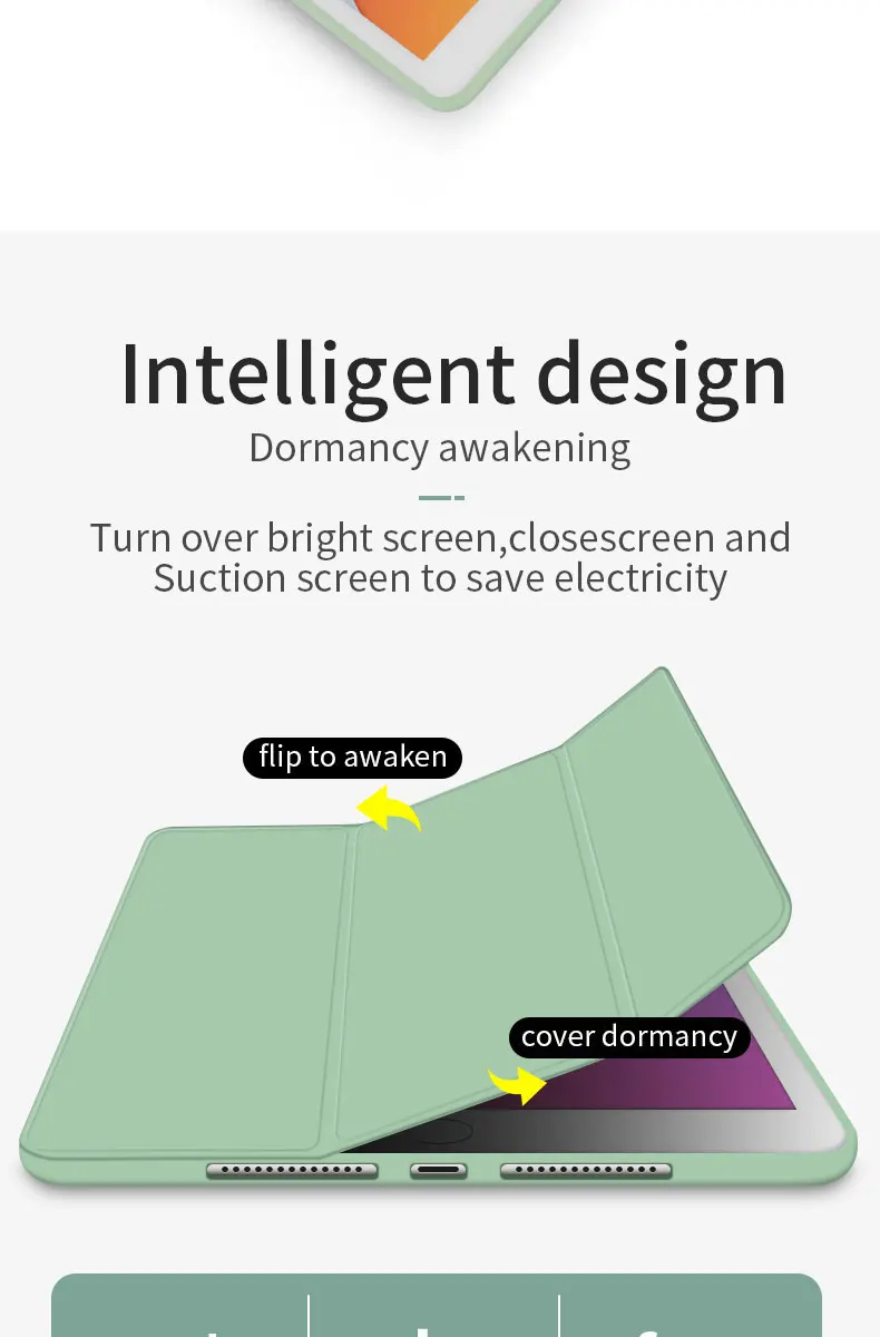 new design reasonable suction screen fuction tablet leather case