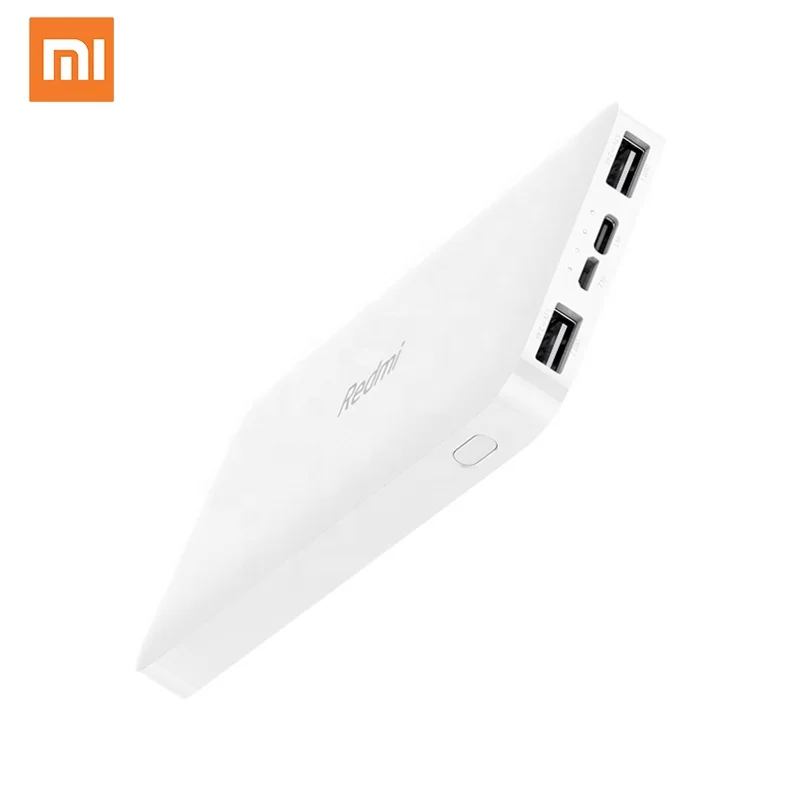 Xiaomi Redmi Power Bank 20000mah Universal Charger 2 USB Mini External Battery Fast Charging Original Portable Power Bank