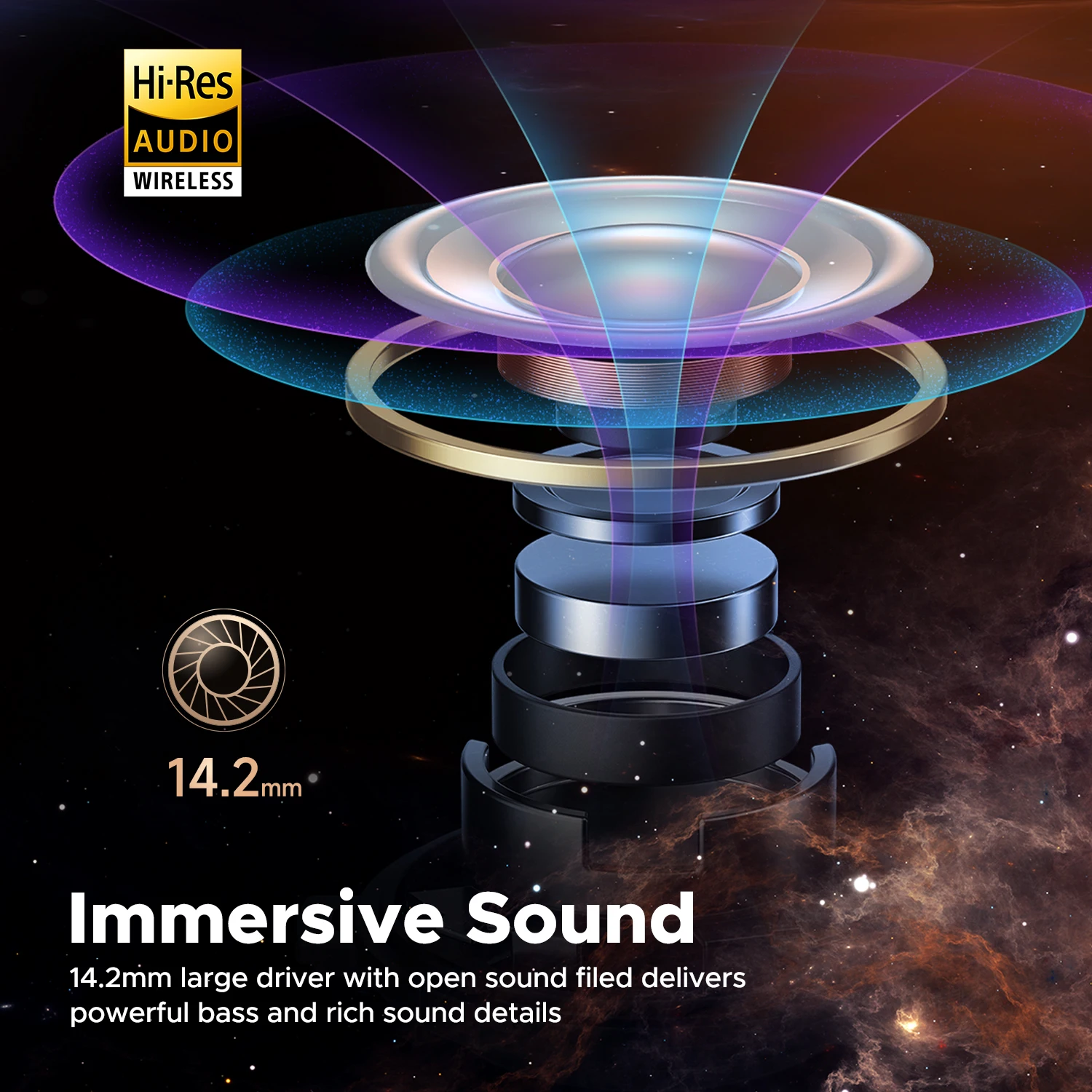 SoundPEATS Air3 Deluxe HS Best Quality True Wireless LDAC Audio Super Bass Tws Earphone Black BT 5.2 Hi-Res Certified Headphone