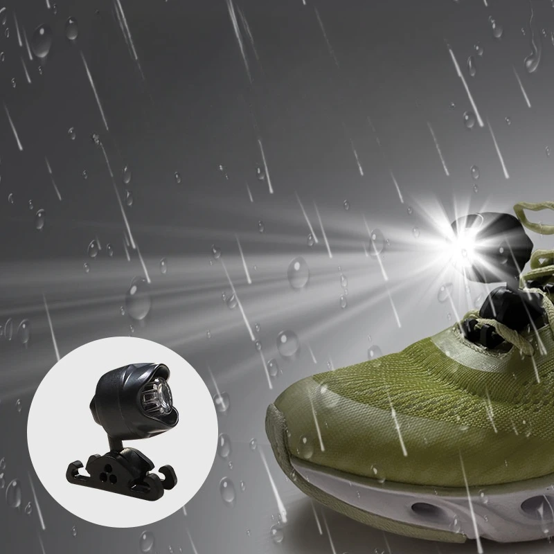 Rts Shoes Taillight Mini Crocs Shoes Headlights Charms Flashlight clog charms Headlights for Waterproof spot hiking and camping