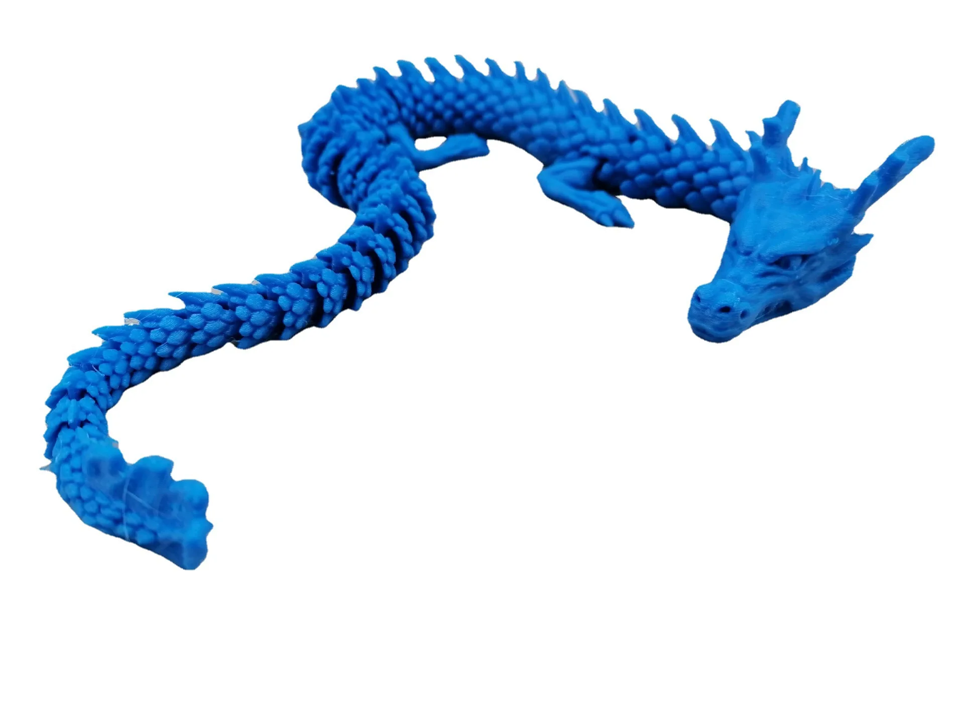 Figure Model Chinese Dragon With Movable Joints 3D Printing Processing of Dragon For Car Interior Decoration