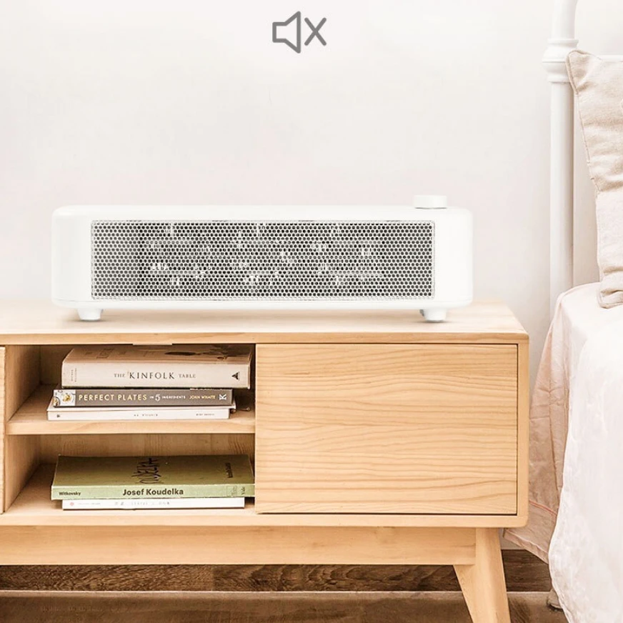 2024 Winter Indoor 800W Portable Heater Plug In Wall Electric Mini Desktop Retro Electric Heater