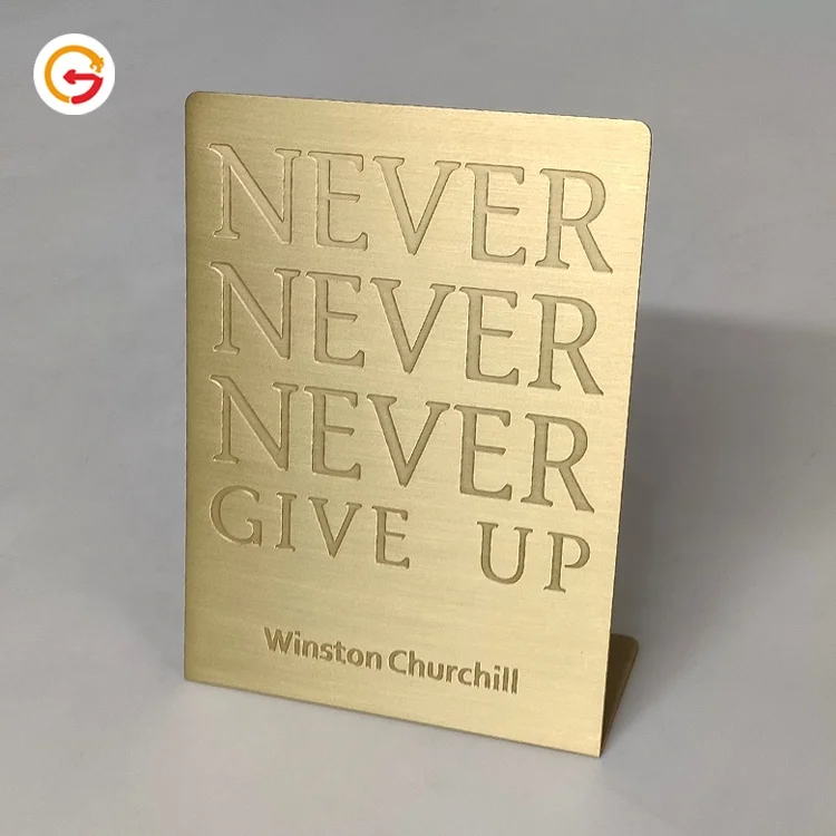 JAGUARSIGN Manufacturer Custom Restaurant and Pub Reserved Sign Gold Brass Reserved Signs for Tables