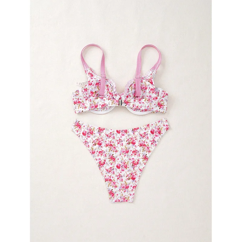 2023 Custom Animal Snakeskin Thong Swimsuit Brazilian Extreme Micro Women Custom Print High Quality Triangle String Bikini Sets