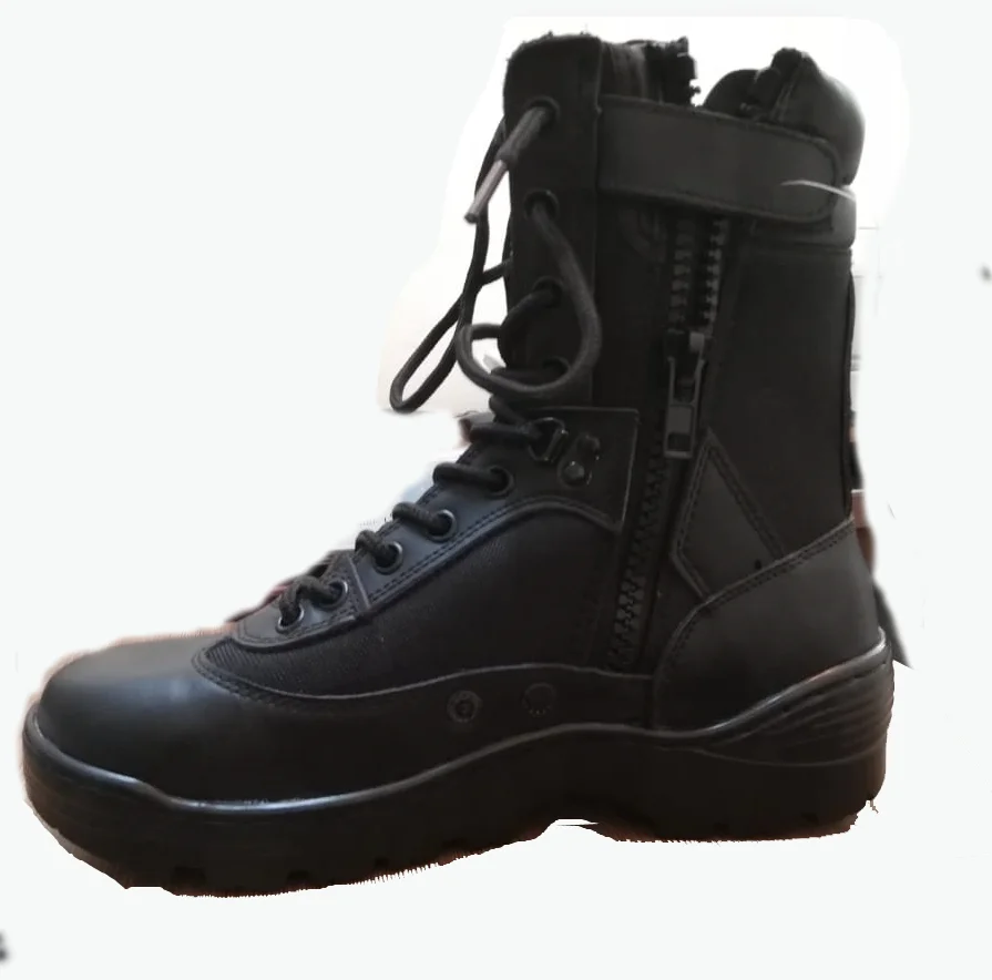 Definite TSB111-1 PU Outsole light weight tactical combat boots suede or black smooth leather customer made 10 pairs eyelets