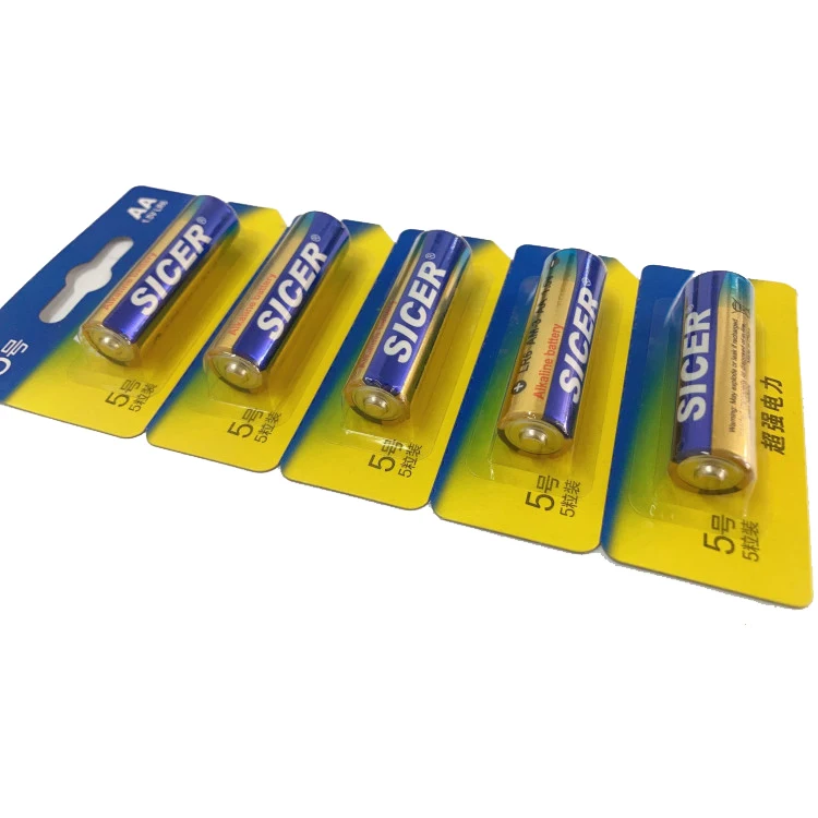 High quality aa lr6 um 3 no.5 alkaline battery dry battery