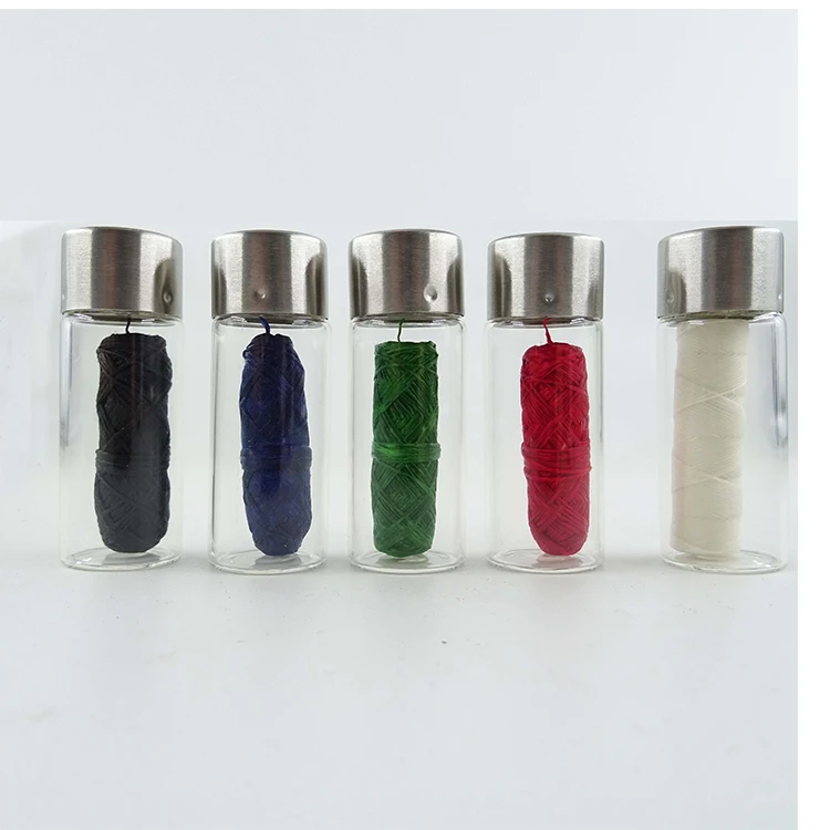 zero waste plastic free PLA corn starch glass bottle dental floss