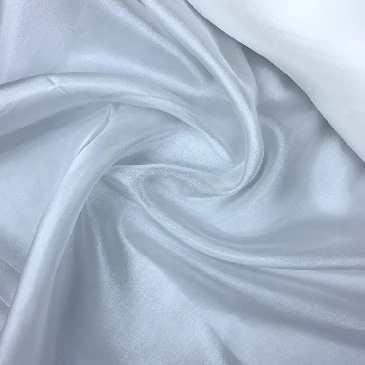Undyed/PFD white 100% silk pongee  fabric 4.5mm silk paj  habutai  fabric for lady soft scarf with hand painting