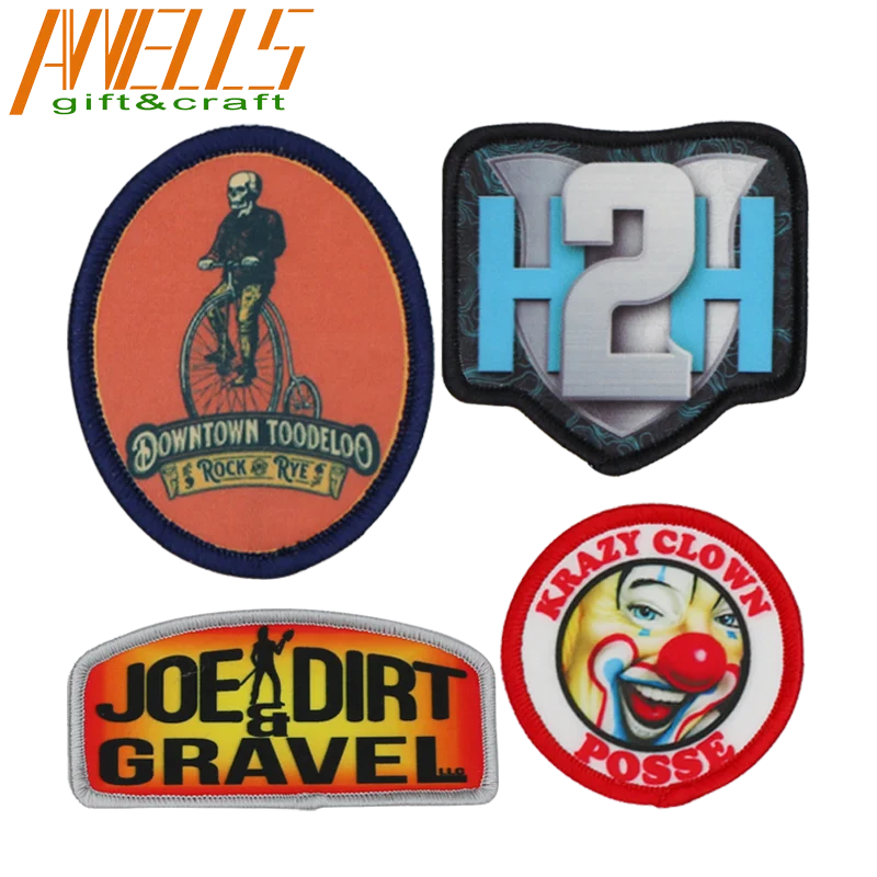 Sublimation Hat Patches Fabric Iron-on Blank Patches with Heat Glue for Hats Shirts Shoes Jeans Bags Supplies