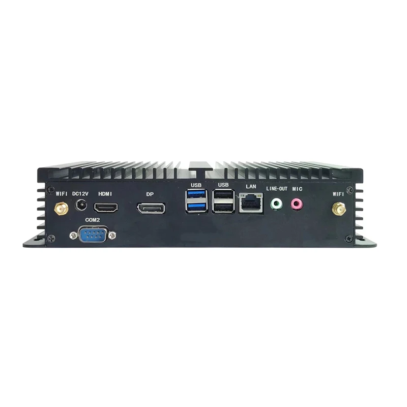 High Quality I7-3687u Industrial Fanless Mini Pc Dual LAN RJ45 Mini Pc Core I3 I5 I7 Fanless Industrial Pc