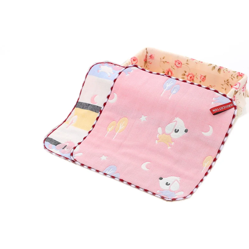2024 Factory Direct Sale Wholesale cheap price 100% cotton newborn handkerchief baby saliva towel baby muslin cloth