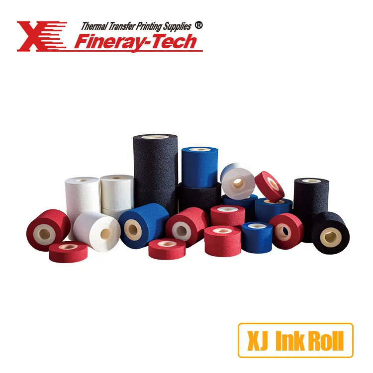 Fineray brand XJ and XF Hot Solid Ink Roller Date Number Printing Machines MS-1100 Hot Stamping Dry Ink Solid Ink Rolls