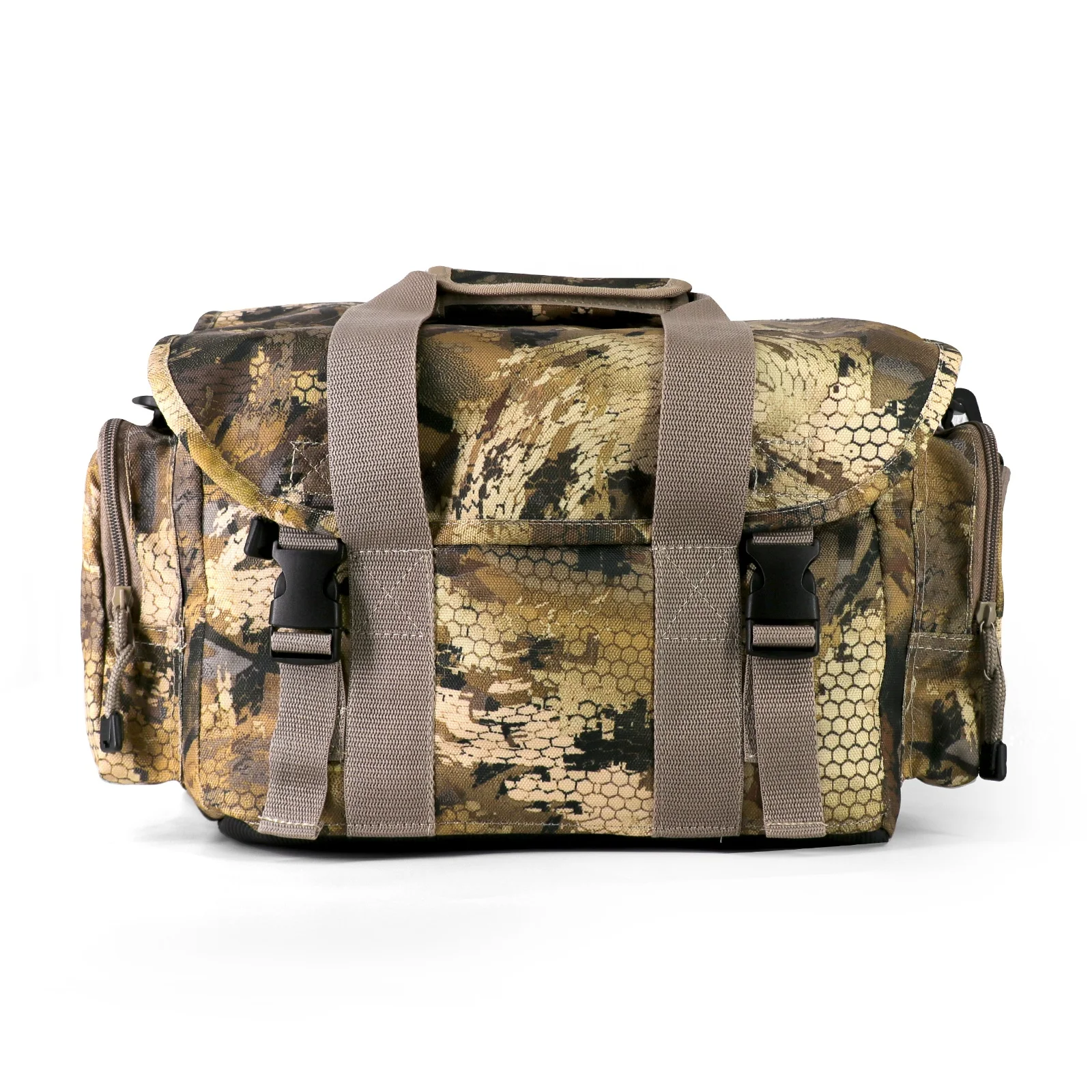 3D Leaf Waterproof Bag Travel Sports Camouflage Duffel Bag Large Carry Hand Bag Oxford Fabric for Hunting Hiking Camping Fishing
