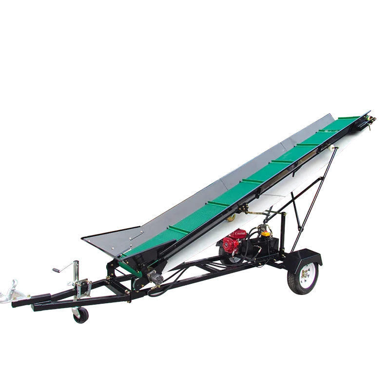 Гидравлическая конвейерная лента для загрузки грузового конвейера дров