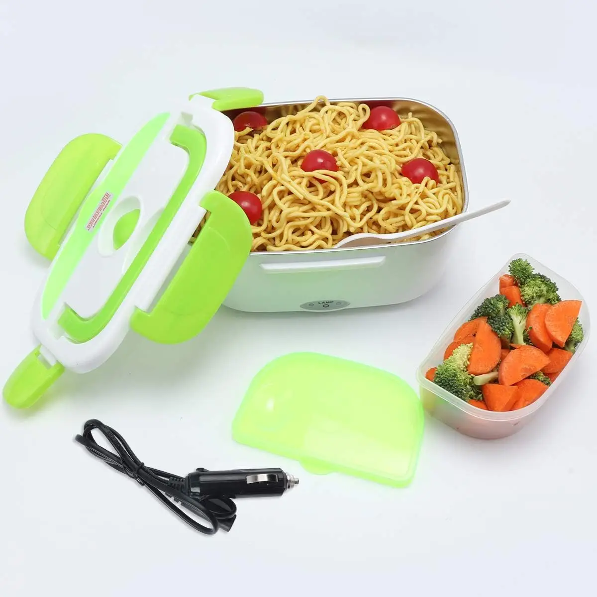Customized color size liner material electric thermal lunch box rechargeable lunch box self-heater lunch box car can be heated