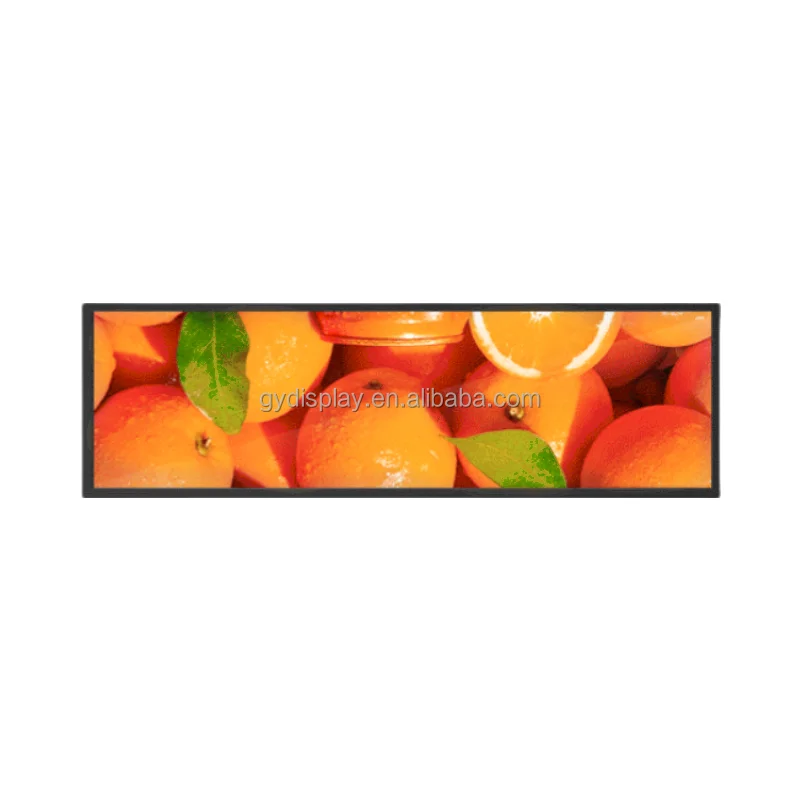 75 inch stretched bar lcd digital screen advertising display monitor