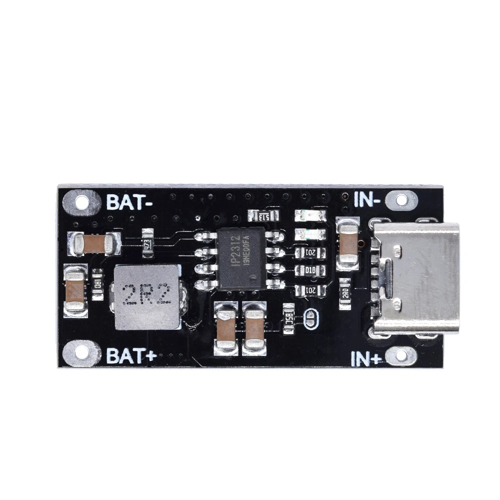 Type-C USB Input High Current 3A Polymer Ternary Lithium Battery Quick Fast Charging Board IP2312 CC/CV Mode 5V To 4.2V