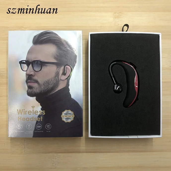 Bluetoo th Bone Conduction Bluetoo th Ear hook Headset Wireless Sports Headphone Earphone Blue tooth