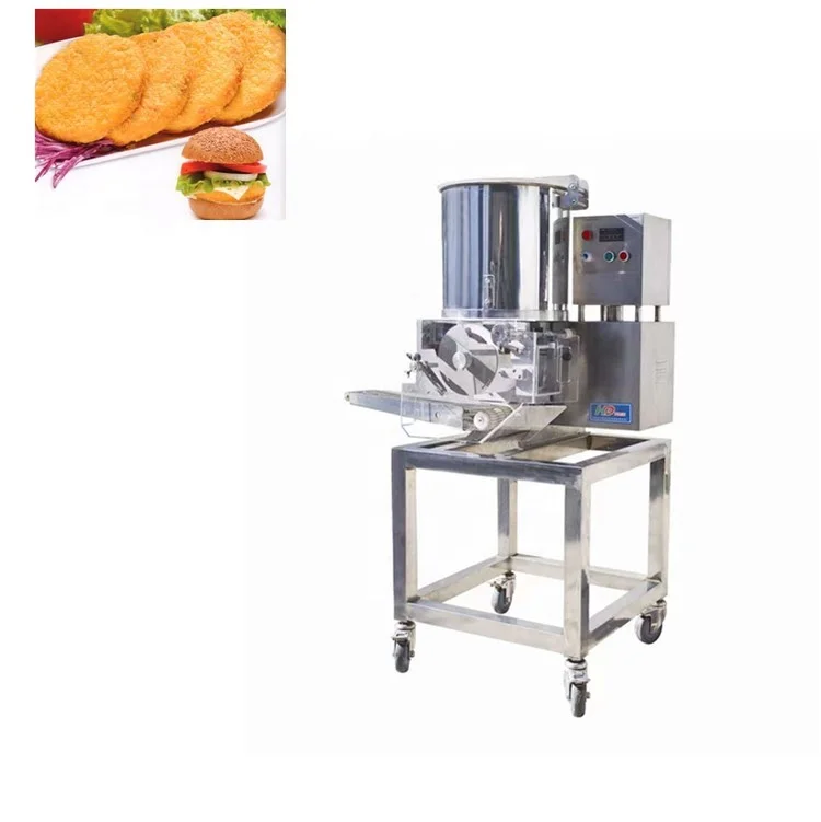 Коммерческий бургер говядины формируя гамбургер делая куриное мясо patty машина