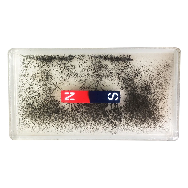 Physical electromagnetism experiment of magnetic induction line demonstrato