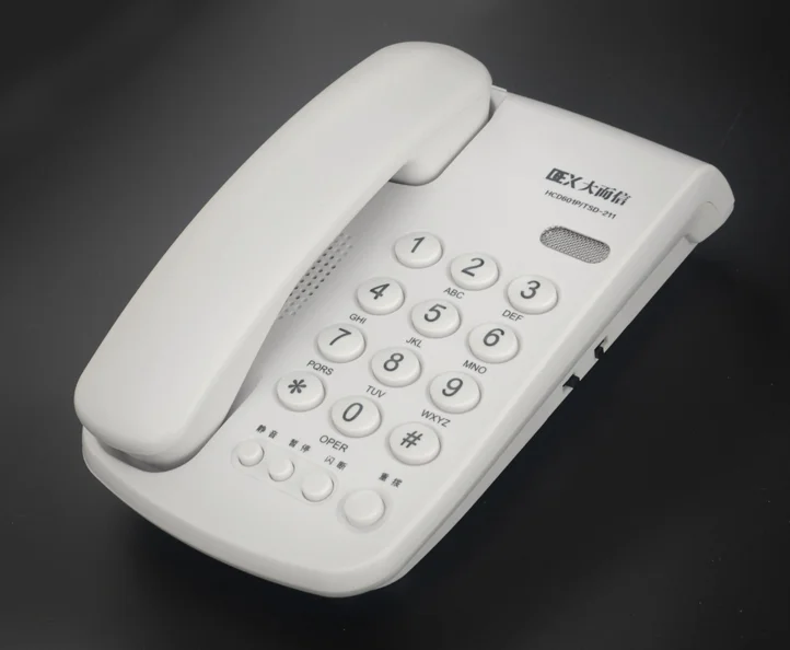Youru 2022 Hot Selling New Basic Landline Corded Telephone with Call Id Redial for Office Hotel