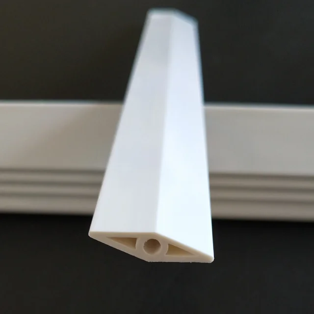 Cold extrusion plastic pvc I angle profile for led profile
